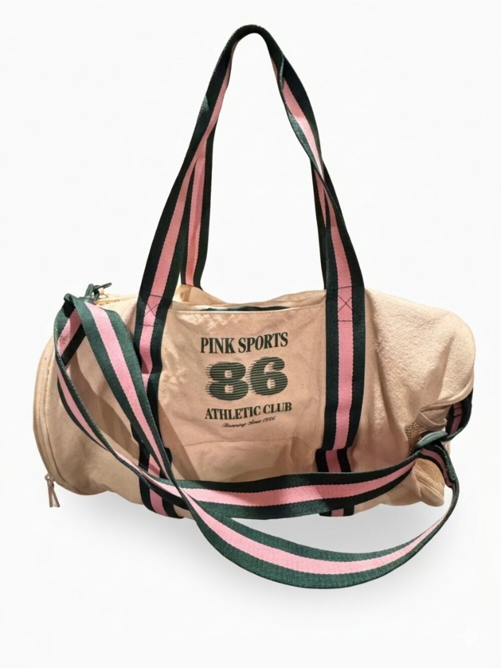 Victoria's Secret PINK "Sports 86 Athletic Club" Dorm Canvas Duffle Bag